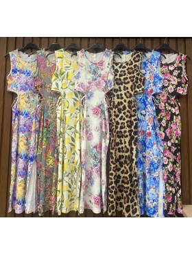 Sukienki damskie wloskie, Size uni,paczka 6szt,mix kolor
