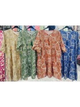 Sukienki damskie wloskie, Size uni,paczka 12szt,mix kolor