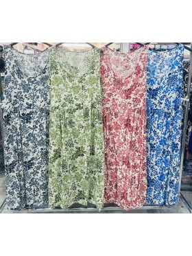 Sukienki damskie wloskie, Size uni,paczka 12szt,mix kolor
