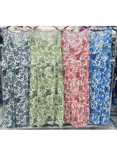 Sukienki damskie wloskie, Size uni,paczka 12szt,mix kolor