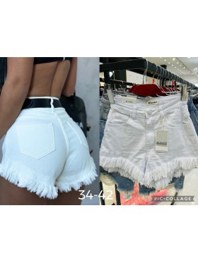 Spodenki jeansowe damskie M'sara,size 34-42, paczka 10szt,