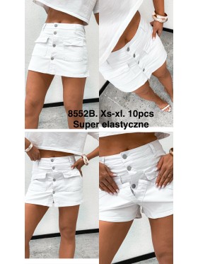 Spódnica krótka Jeansowa damska ,size xs-xl, paczka 10szt,