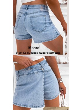Spódnica krótka Jeansowa damska M'sara ,size xs-xl, paczka 10szt,