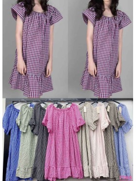 Sukienki  damskie Włoskie , Size uni,paczka 6szt,mix kolor