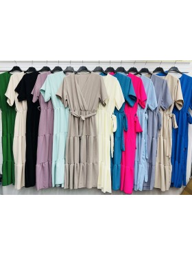 Sukienki damskie Włoskie ,size uni, paczka 6szt,mix kolor