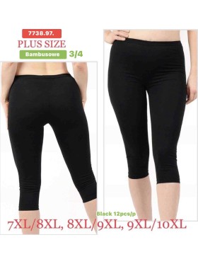 Legginsy damskie ,size 7-10xl, paczka 12szt,1kolor
