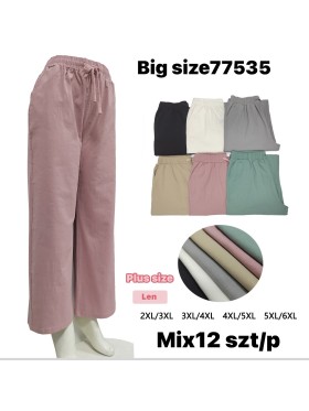 Spodnie damskie ,size 2-6xl, paczka 12szt,mix kolor