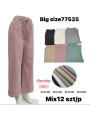 Spodnie damskie ,size 2-6xl, paczka 12szt,mix kolor