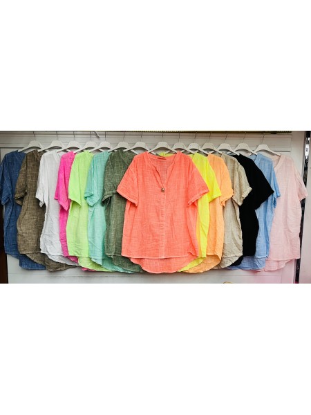 Koszule damskie Włoskie ,size uni, paczka 6szt,mix kolor