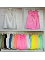 Bluzki damskie Włoskie ,size uni, paczka 6szt,mix kolor