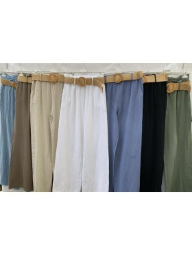Spodnie damskie Włoskie ,size uni, paczka 6szt,mix kolor