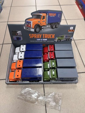 ZABAWKI TRUCK,8SZT / PACZKA, KOLOR JAK NA ZDZIĘCIU