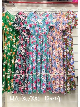 Sukienki damskie , Size m-2xl,paczka 12szt,mix kolor