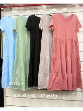 Sukienki damskie , Size m-2xl,paczka 12szt,mix kolor