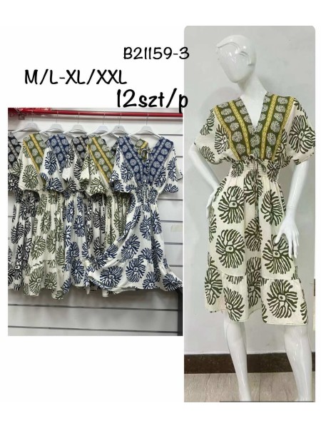 Sukienki damskie , Size m-2xl,paczka 12szt,mix kolor