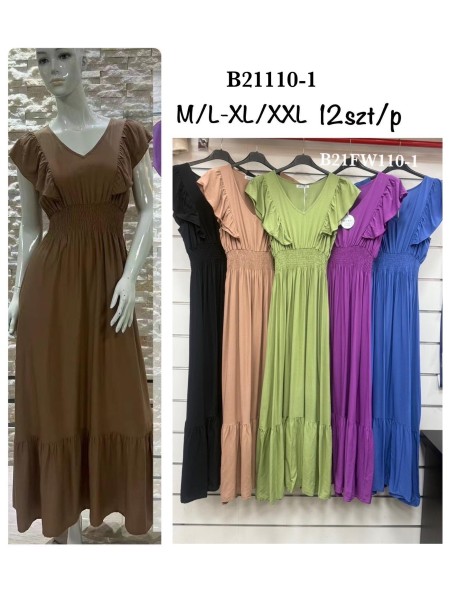 Sukienki damskie , Size m-2xl,paczka 12szt,mix kolor