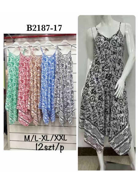 Sukienki damskie , Size m-2xl,paczka 12szt,mix kolor