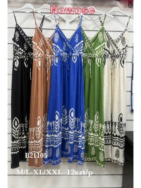 Sukienki damskie , Size m-2xl,paczka 12szt,mix kolor