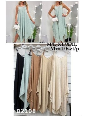 Sukienki damskie , Size m-2xl,paczka 10szt,mix kolor