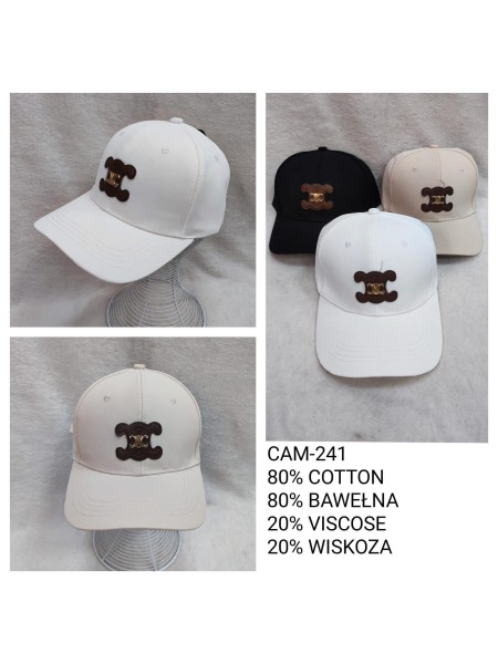 Czapki Damskie. paczka 12szt, mix kolor