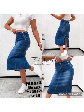 Spódnica długa Jeansowa damska M'sara ,size 30-38, paczka 10szt,