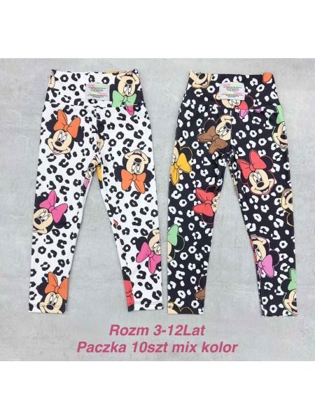Spodnie dzieciece rozm 3-12 lat, paczka 10szt, mix kolor
