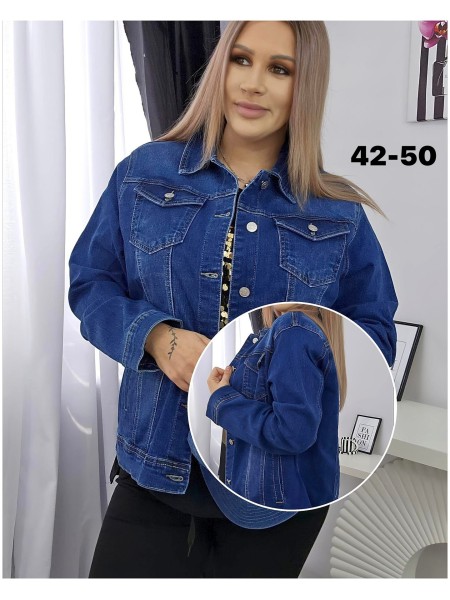 Kurtki Jeansowe damskie ,size42-50, paczka 10szt,