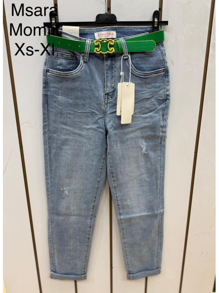 Jeansy damskie M'sara ,size XS-XL, paczka 12szt,