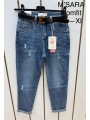 Jeansy damskie M'sara ,size XS-XL, paczka 12szt,