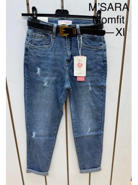 Jeansy damskie M'sara ,size XS-XL, paczka 12szt,