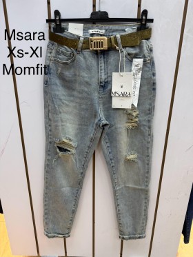 Jeansy damskie M'sara ,size XS-XL, paczka 12szt,