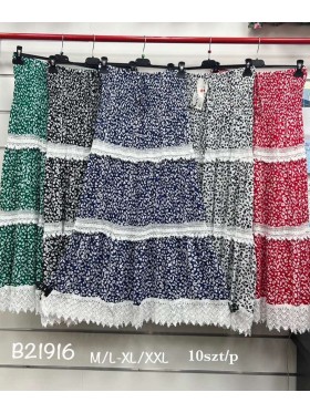 Spódnica długa damskie , Size m-2xl,paczka 10szt,mix kolor