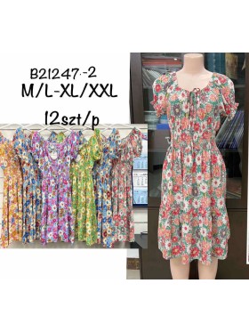 Sukienki damskie , Size m-2xl,paczka 12szt,mix kolor