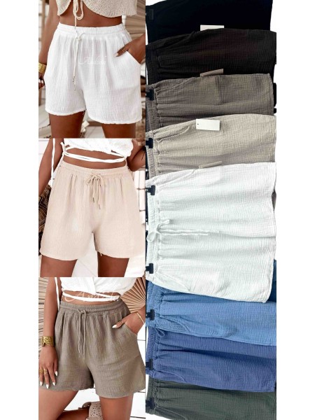 Spodenki Pas do 130cm,długość 50cm damskie  Włoskie ,size uni, paczka 6szt,mix kolor