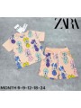 Komplet dzieciece rozm 6-24M, paczka 5szt, 1 kolor
