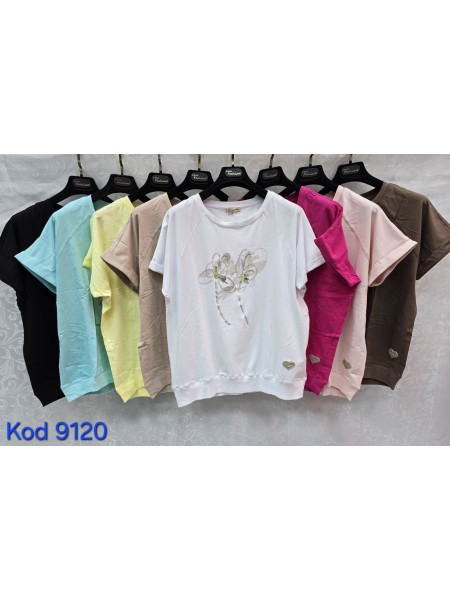 Bluzki damskie Tureckie, size standard ,paczka 12szt mix kolor