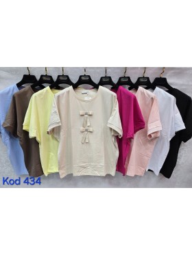 Bluzki damskie Tureckie, size standard ,paczka 12szt mix kolor