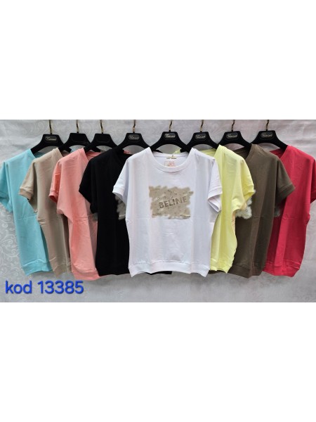 Bluzki damskie Tureckie, size standard ,paczka 12szt mix kolor
