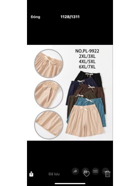 Spodenki damskie ,size 2-7xl, paczka 12szt,mix kolor