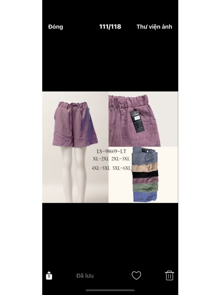 Spodenki damskie ,size XL-6xl, paczka 12szt,mix kolor