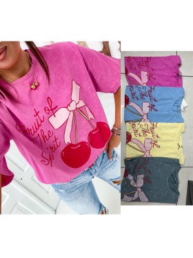 Bluzki damskie Tureckie,size UNI, paczka 6szt,1kolor