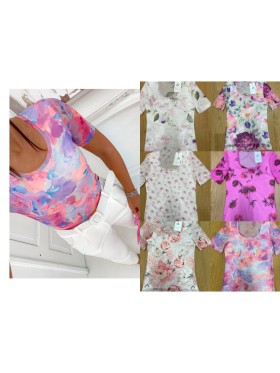 Bluzki damskie Tureckie,size UNI, paczka 6szt,1kolor