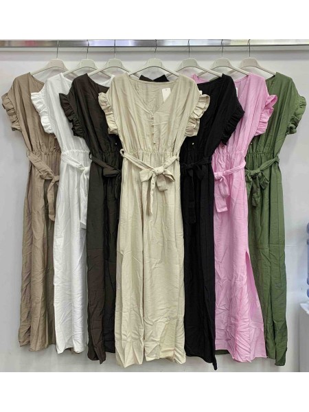 Sukienki damskie wloskie , Size uni,paczka 6szt,mix kolor
