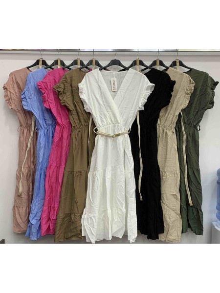 Sukienki damskie wloskie , Size uni,paczka 6szt,mix kolor