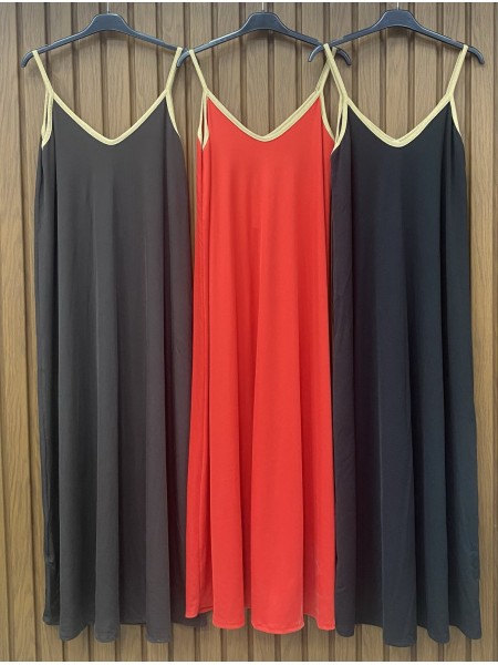 Sukienki damskie wloskie , Size uni,paczka 6szt,mix kolor