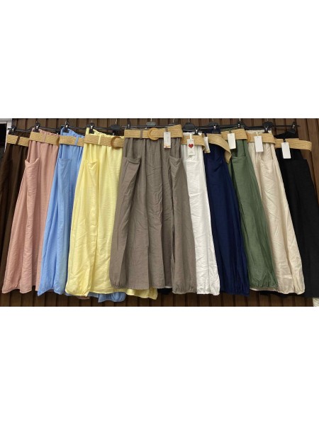 Spódnica damskie wloskie , Size uni,paczka 6szt,mix kolor