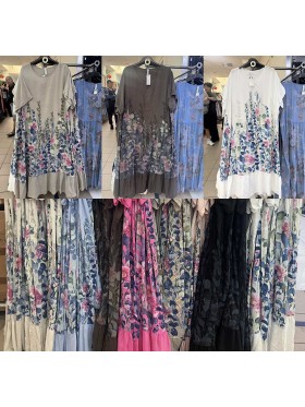 Sukienki damskie wloskie , Size uni,paczka 6szt,mix kolor