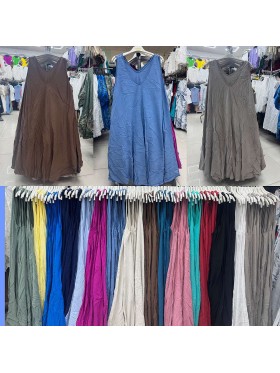 Sukienki damskie wloskie , Size uni,paczka 6szt,mix kolor