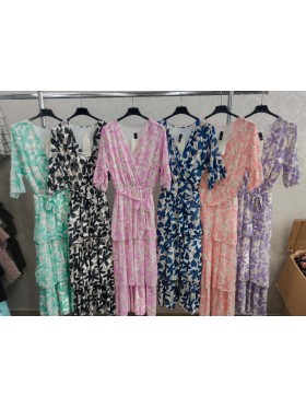Sukienki damskie wloskie , Size uni,paczka 6szt,mix kolor