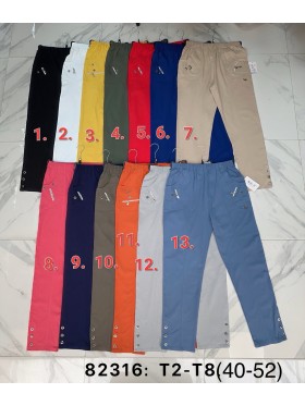 Spodnie damskie , Size 40-52,paczka 10szt,1kolor